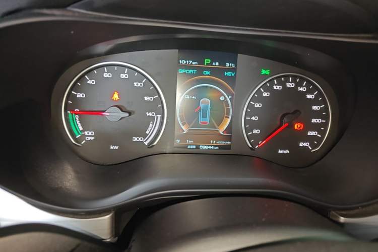 Used BYD Song MAX New Energy 2019 DM 1.5T Smart Connect Advanced 7-Seater China VI Standard Instrument Cluster