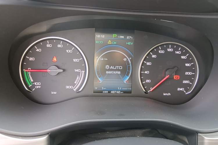 Used BYD Song MAX New Energy 2019 DM 1.5T Smart Connect Advanced 7-Seater China VI Standard Instrument Cluster