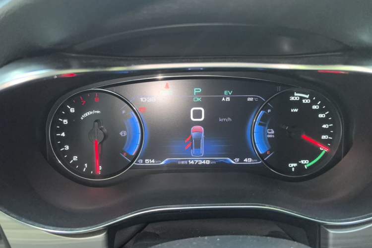 Used BYD Song MAX New Energy 2019 DM 1.5T Smart Connect Enjoyment Model 7 Seats China VI Standard Instrument Cluster