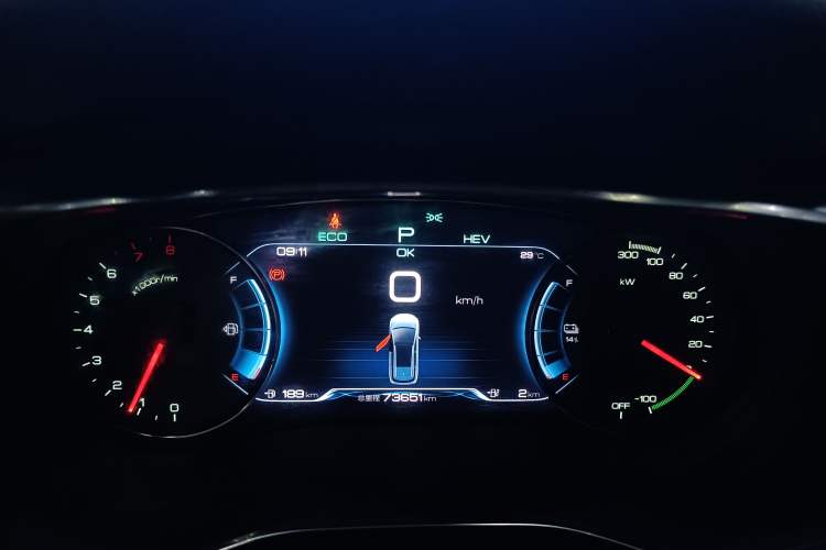 Used BYD Song MAX New Energy 2019 DM 1.5T Smart Connect Enjoyment Model 6 Seats China VI Standard Instrument Cluster