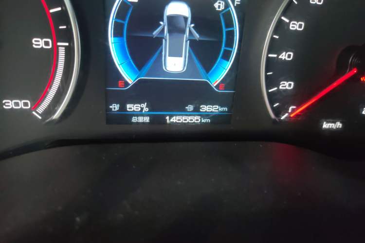 Used BYD Song MAX New Energy 2022 DM-i 105KM Prestige Model Odometer Close Up