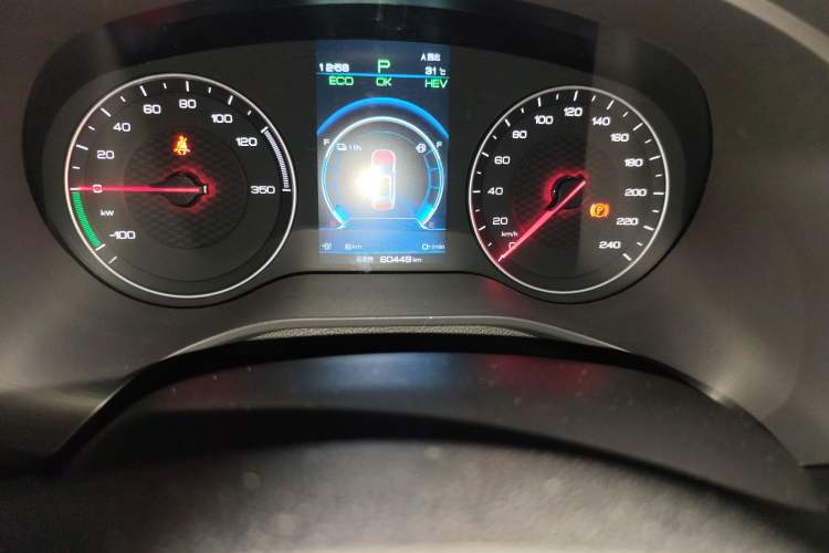 Used BYD Song New Energy 2019 Song DM 1.5TID Smart Connect Dynamic Model Odometer Close Up