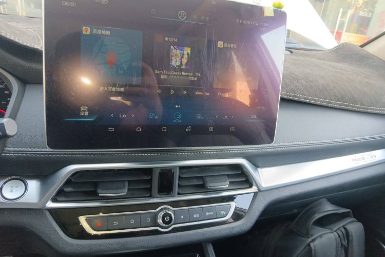 Used BYD Song New Energy 2019 Song DM 1.5TID Smart Connect Premium Model Audio And AC Panel