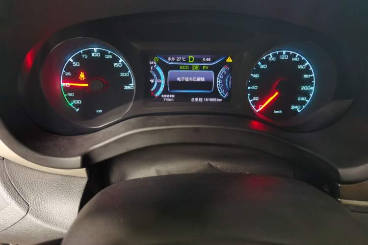Used BYD Song New Energy 2017 Song DM 1.5TID All-Wheel Drive Prestige Model Instrument Cluster