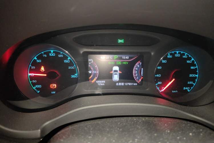 Used BYD Song New Energy 2017 Song DM 1.5TID All-Wheel Drive Luxury Model Instrument Cluster