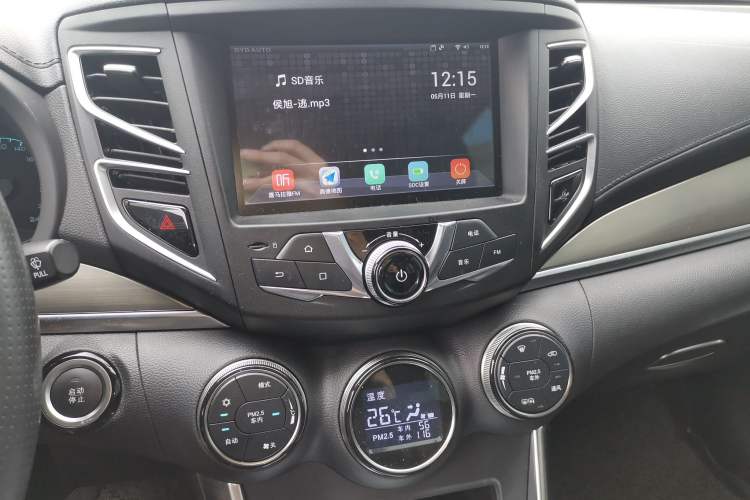 Used BYD Song New Energy 2017 Song DM 1.5TID All-Wheel Drive Luxury Model Audio And AC Panel