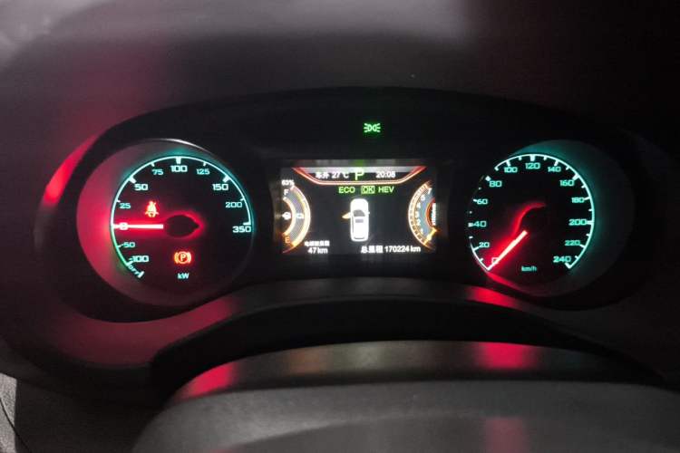 Used BYD Song New Energy 2017 Song DM 1.5TID All-Wheel Drive Luxury Model Instrument Cluster