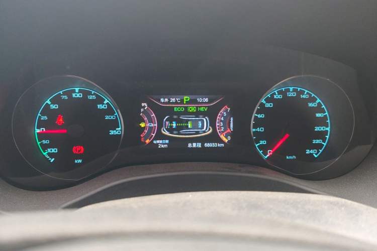 Used BYD Song New Energy 2017 Song DM 1.5TID All-Wheel Drive Luxury Model Instrument Cluster