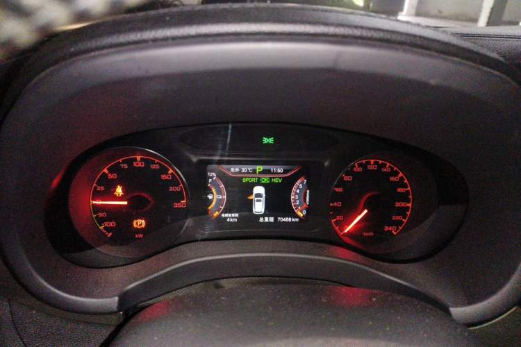 Used BYD Song New Energy 2017 Song DM 1.5TID All-Wheel Drive Luxury Model Instrument Cluster