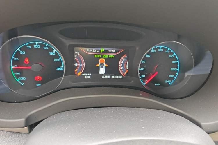Used BYD Song New Energy 2017 Song DM 1.5TID All-Wheel Drive Luxury Model Instrument Cluster