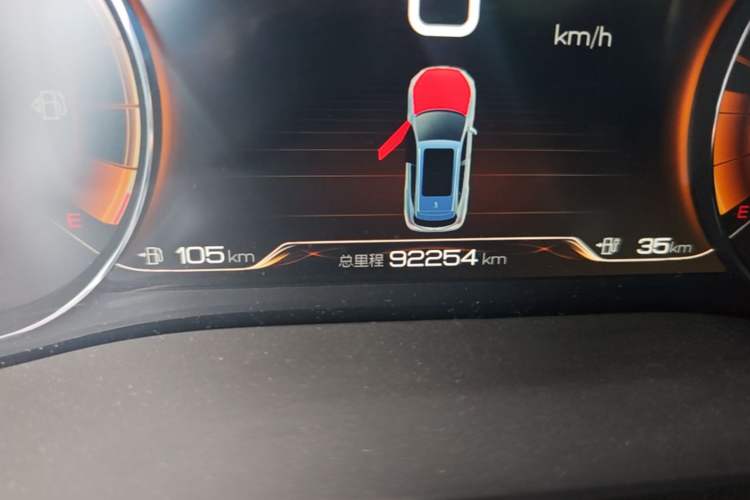 Used BYD Song New Energy 2019 Song DM 1.5TID Smart Connect Sharp Edition Odometer Close Up