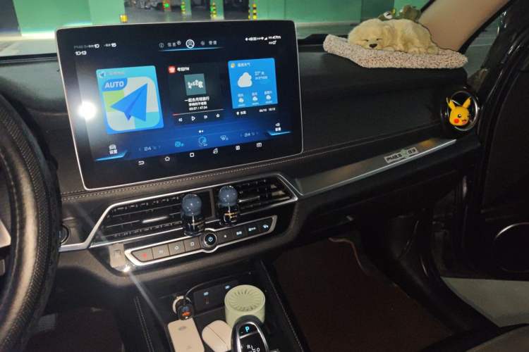 Used BYD Song New Energy 2019 Song DM 1.5TID Smart Connect Dynamic Model Audio And AC Panel