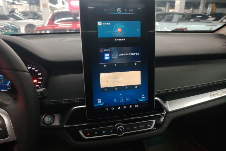 Used BYD Song New Energy 2019 Song DM 1.5TID Smart Connect Dynamic Model Audio And AC Panel