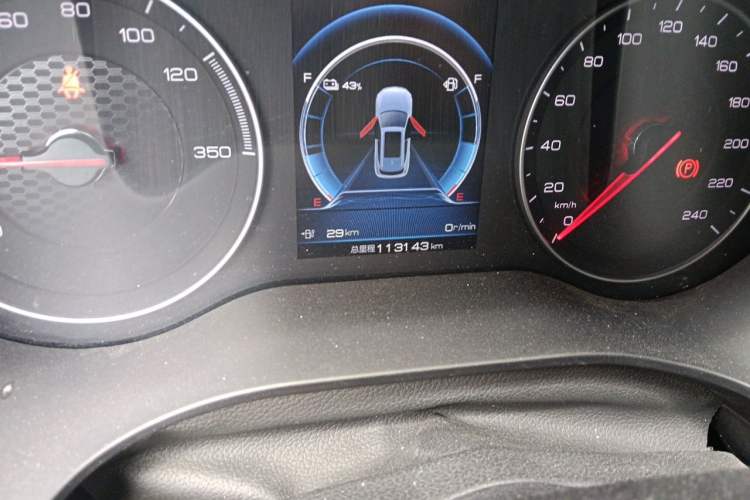 Used BYD Song New Energy 2019 Song DM 1.5TID Smart Connect Premium Model Odometer Close Up