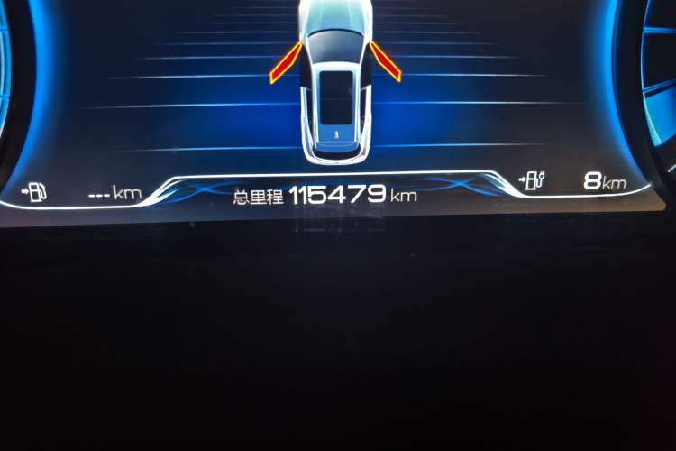 Used BYD Song New Energy 2019 Song DM 1.5TID Smart Connect Premium Model Odometer Close Up