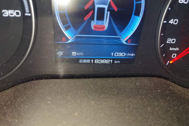 Used BYD Song New Energy 2019 Song DM 1.5TID Smart Connect Premium Model Odometer Close Up