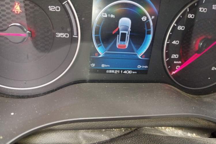 Used BYD Song New Energy 2019 Song DM 1.5TID Smart Connect Premium Model Odometer Close Up