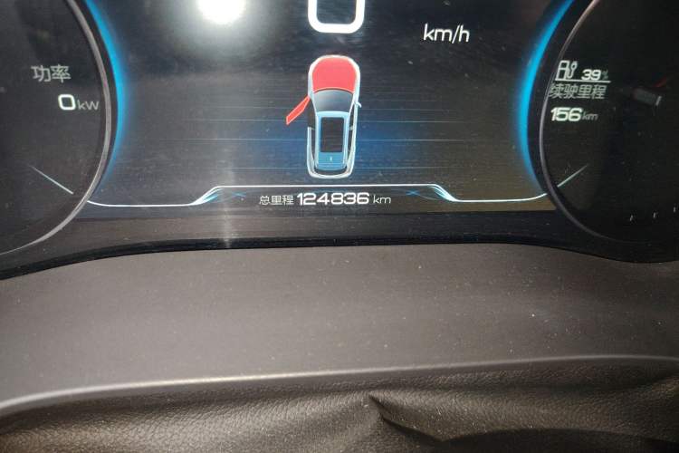 Used BYD Song New Energy 2019 Song EV500 Smart Connect Elite Model Odometer Close Up