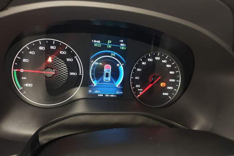 Used BYD Song New Energy 2019 Song DM 1.5TID Smart Connect Dynamic Model Odometer Close Up