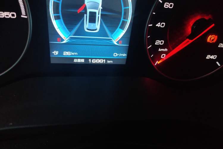 Used BYD Song New Energy 2019 Song DM 1.5TID Smart Connect Dynamic Model Odometer Close Up