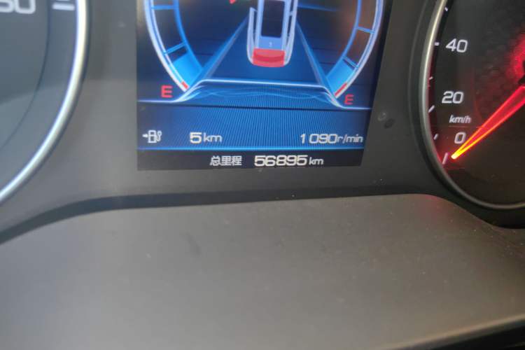 Used BYD Song New Energy 2019 Song DM 1.5TID Smart Connect Dynamic Model Odometer Close Up