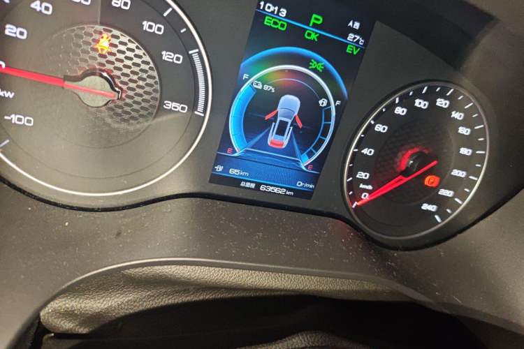 Used BYD Song New Energy 2019 Song DM 1.5TID Smart Connect Dynamic Model Odometer Close Up