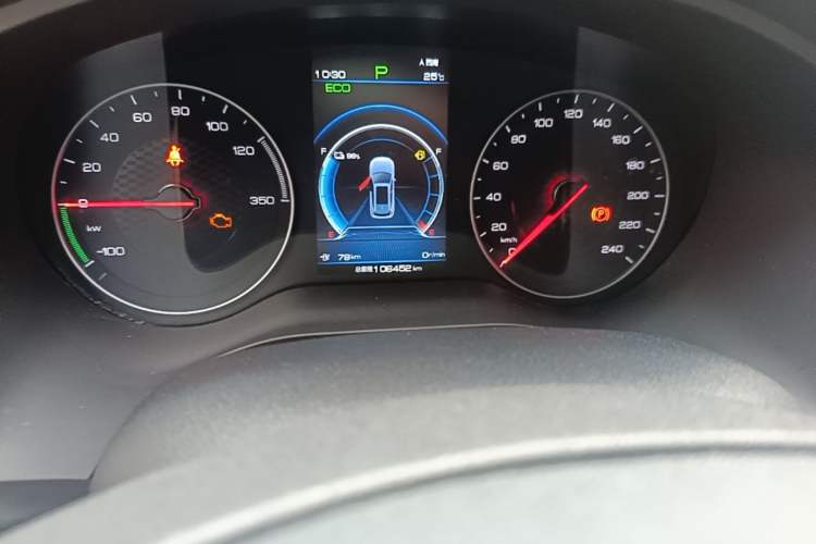 Used BYD Song New Energy 2019 Song DM 1.5TID Smart Connect Dynamic Model Odometer Close Up