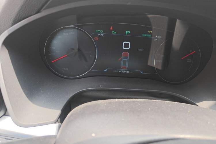 Used BYD Song New Energy 2019 Song EV500 Smart Connect Elite Model Odometer Close Up