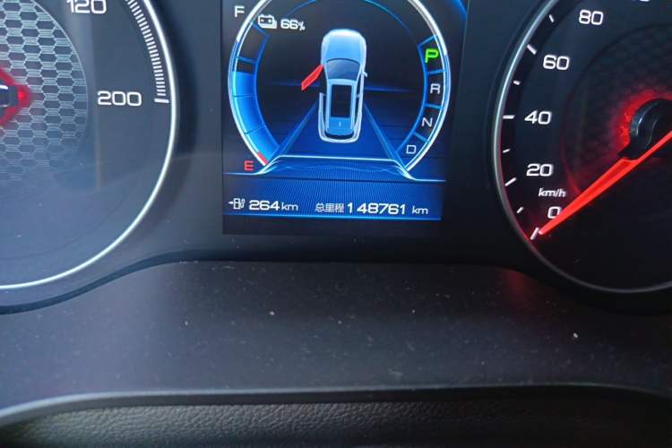Used BYD Song New Energy 2019 Song EV500 Smart Connect Leading Model Odometer Close Up