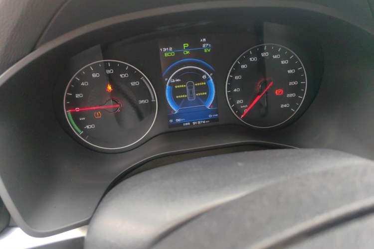 Used BYD Song New Energy 2019 Song DM 1.5TID Smart Connect Premium Model Odometer Close Up