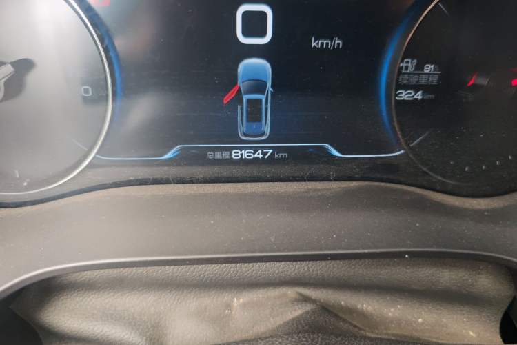 Used BYD Song New Energy 2019 Song EV500 Smart Connect Luxe Model Odometer Close Up
