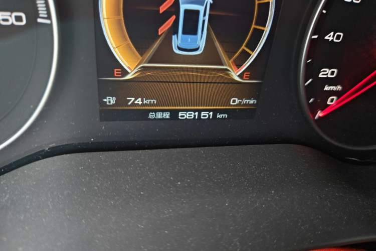 Used BYD Song New Energy 2019 Song DM 1.5TID Smart Connect Premium Model Odometer Close Up