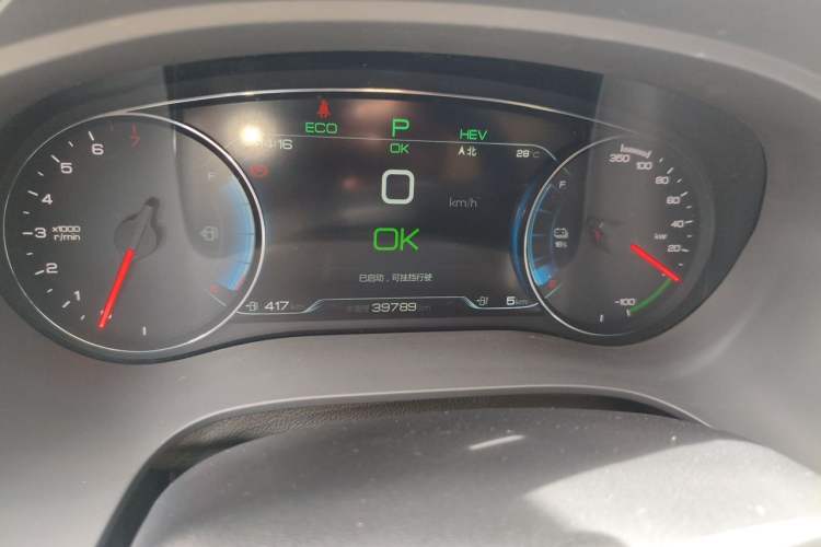 Used BYD Song New Energy 2019 Song DM 1.5TID Smart Connect Premium Model Odometer Close Up
