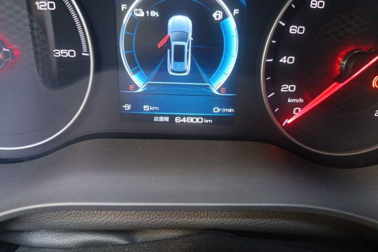 Used BYD Song New Energy 2019 Song DM 1.5TID Smart Connect Dynamic Model Odometer Close Up