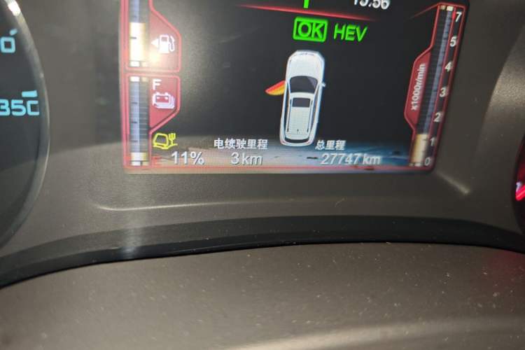 Used BYD Song New Energy 2019 Song DM 1.5TID Smart Connect Premium Model Odometer Close Up