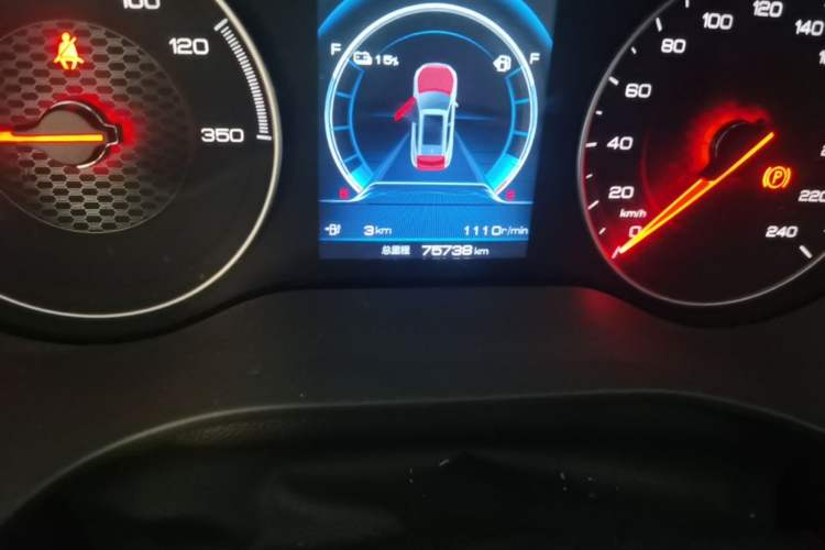 Used BYD Song New Energy 2019 Song DM 1.5TID Smart Connect Dynamic Model Odometer Close Up
