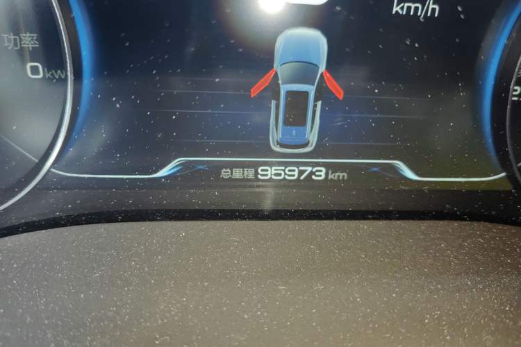Used BYD Song New Energy 2019 Song EV500 Smart Connect Luxe Model Odometer Close Up