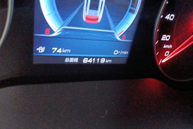 Used BYD Song New Energy 2019 Song DM 1.5TID Smart Connect Dynamic Model Odometer Close Up