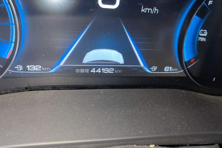 Used BYD Song New Energy 2019 Song DM 1.5TID Smart Connect Sharp Edition Odometer Close Up