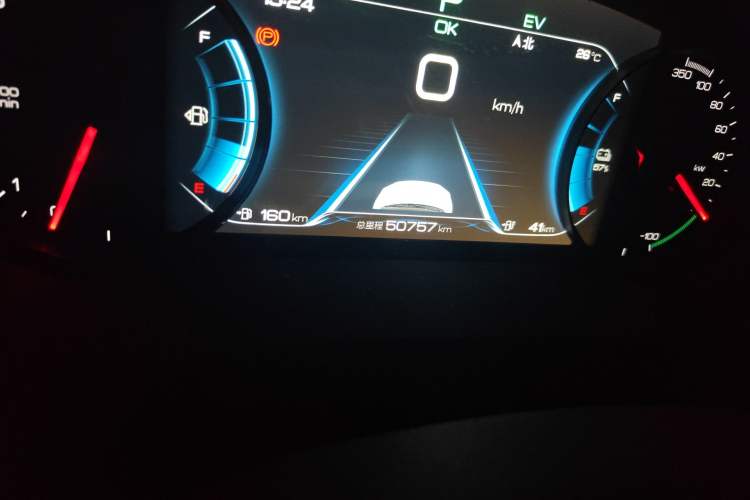 Used BYD Song New Energy 2019 Song DM 1.5TID Smart Connect Sharp Edition Odometer Close Up
