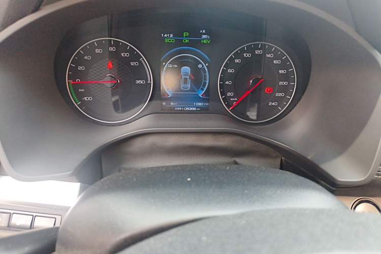 Used BYD Song New Energy 2019 Song DM 1.5TID Smart Connect Dynamic Model Odometer Close Up