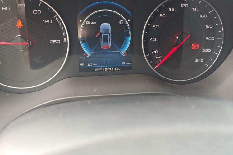 Used BYD Song New Energy 2019 Song DM 1.5TID Smart Connect Dynamic Model Odometer Close Up