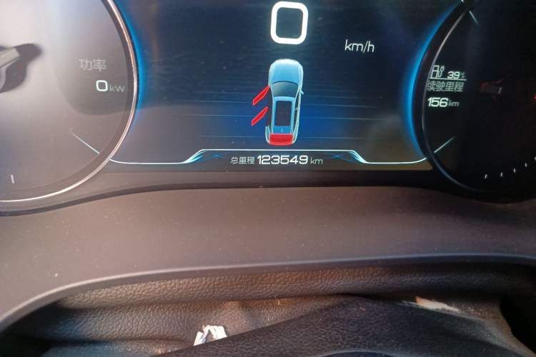 Used BYD Song New Energy 2019 Song EV500 Smart Connect Elite Model Odometer Close Up