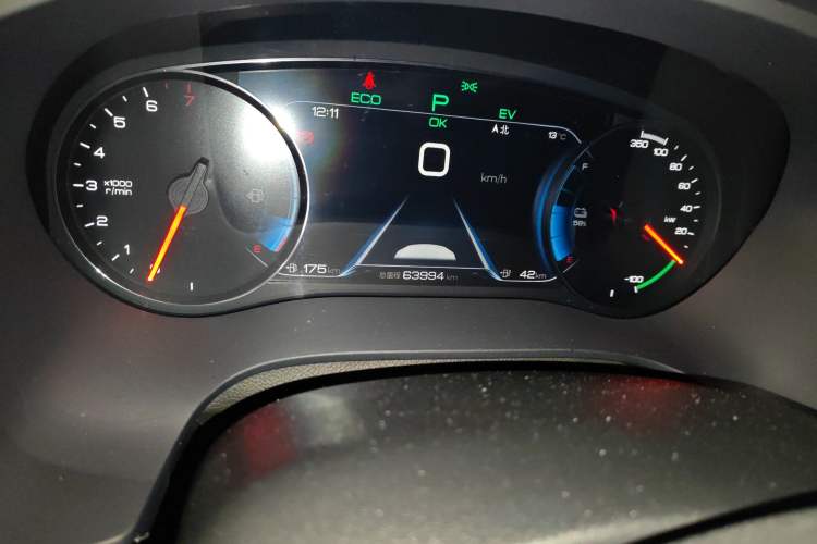 Used BYD Song New Energy 2019 Song DM 1.5TID Smart Connect Sharp Edition Odometer Close Up