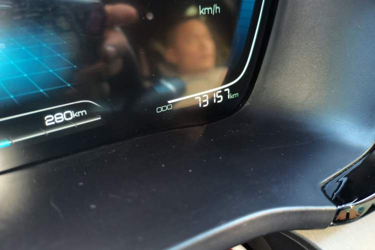Used BYD Song New Energy  Odometer Close Up