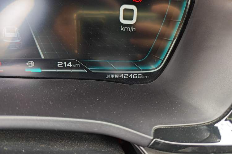 Used BYD Song PLUS 2020 1.5T Automatic Flagship PLUS Odometer Close Up