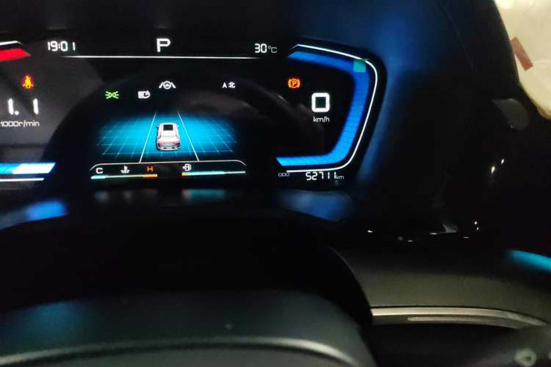 Used BYD Song PLUS 2020 1.5T Automatic Prestige Version Odometer Close Up