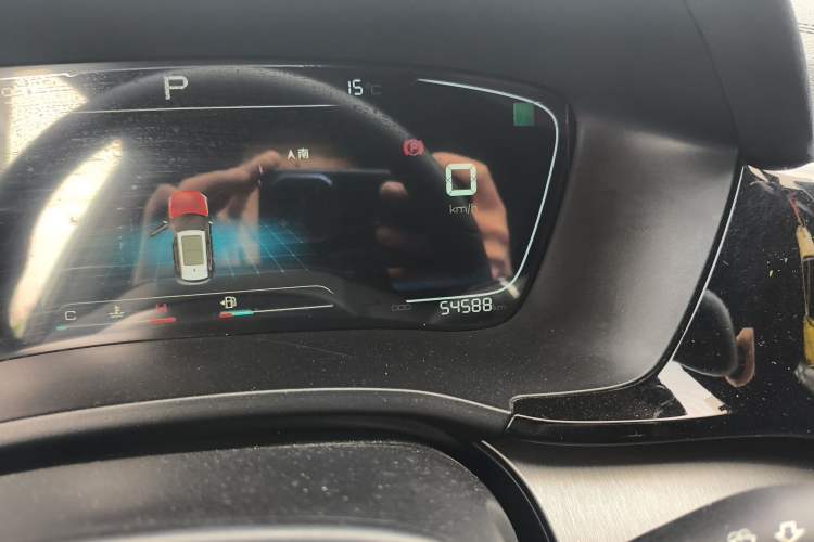 Used BYD Song PLUS 2020 1.5T Automatic Luxury Version Odometer Close Up