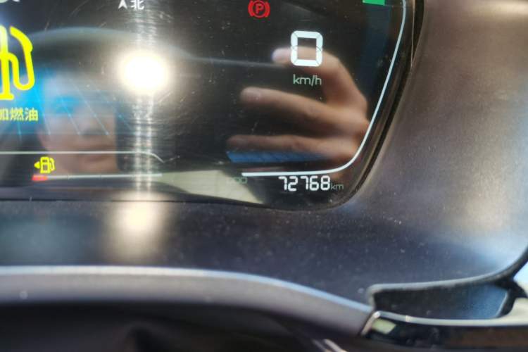 Used BYD Song PLUS 2020 1.5T Automatic Prestige Version Odometer Close Up