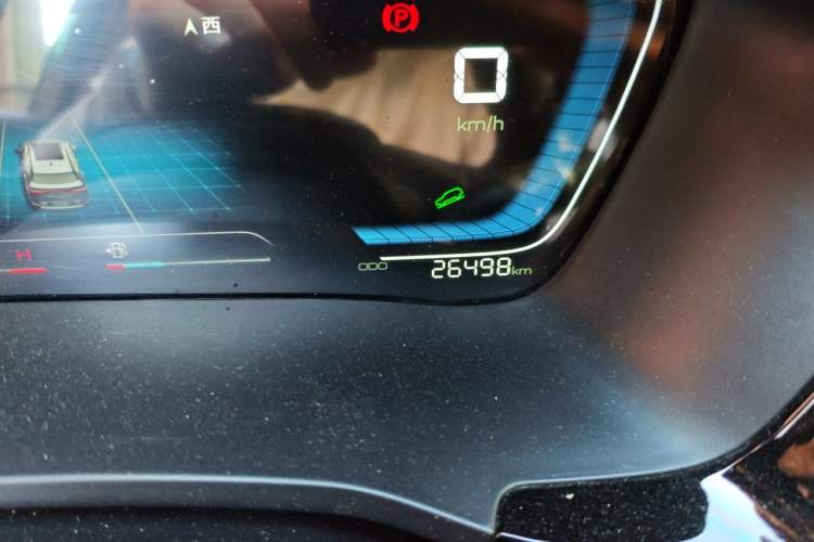 Used BYD Song PLUS 2020 1.5T Automatic Prestige Version Odometer Close Up